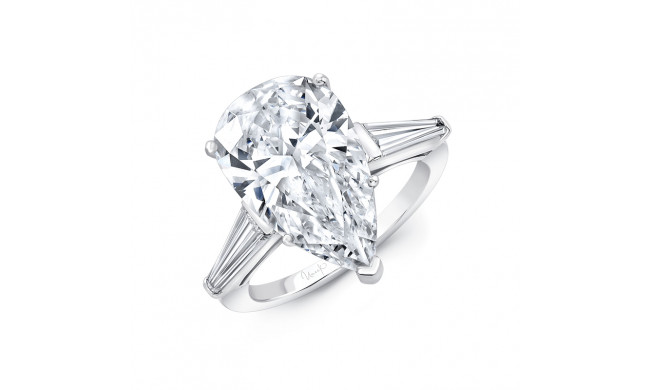 Uneek Pear White Diamond Engagement Ring - LVS1062PE