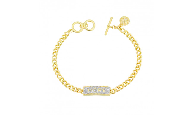 Freida Rothman Hope Chain Link Bracelet - AHPYZB11
