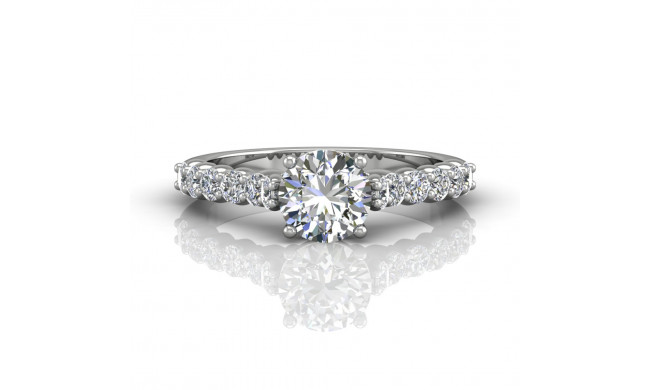 Martin Flyer 14k White Gold FlyerFit Engagement Ring