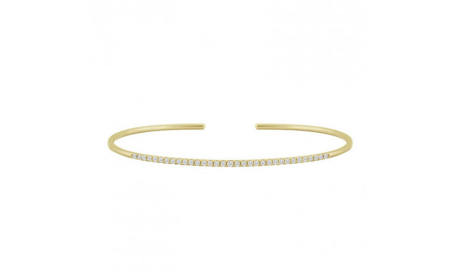 Meira T 14k White Gold Cuff Bracelet of Cosmopolitan Magazine Cover