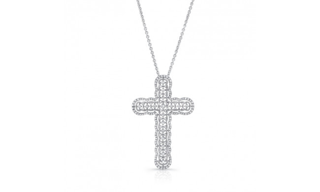 Uneek Cross Diamond Pendant - LVNWC840W