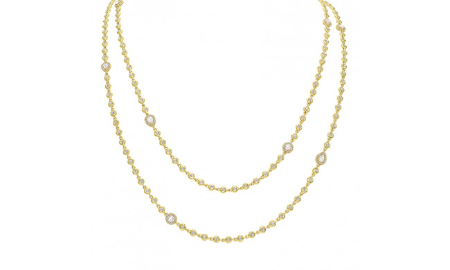 Uneek Rose Cut Diamond Necklace - LVND1220Y