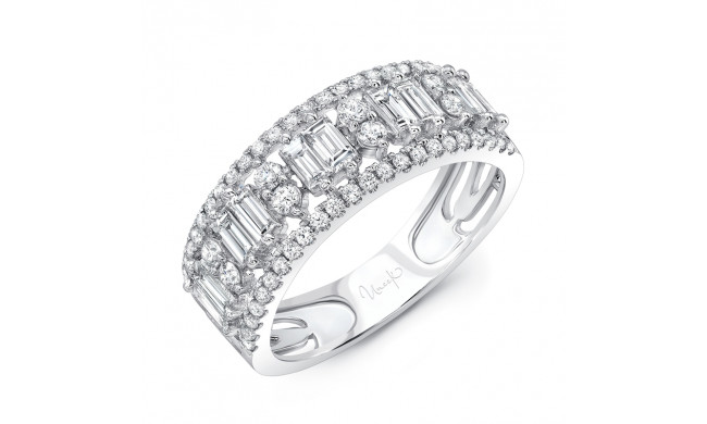 Uneek Baguette and Round Diamond Anniversary Band - LVBW164W