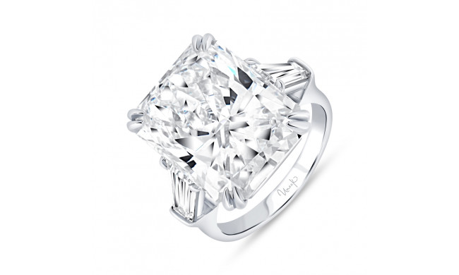 Uneek Signature Radiant Diamond Engagement Ring - R073RAD