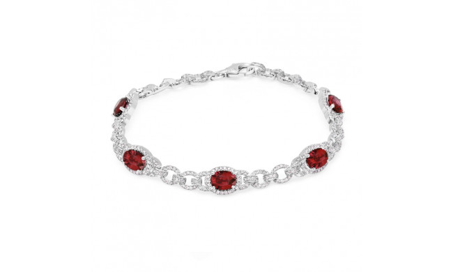 Uneek Ruby Diamond Bracelet - LBR698OVRU