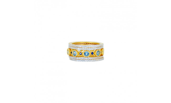 Freida Rothman Sparkling Coast 5-Stack Ring - RSPYZMR05-9