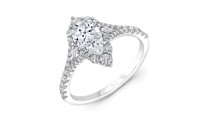 Uneek Pear Shaped Diamond Engagement Ring - SWS232DSSSW-8X5PE