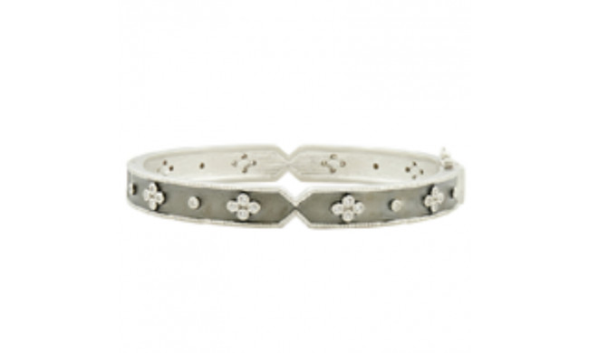 Freida Rothman Iconic Clover Hinge Bangle - VFPKZB07-H