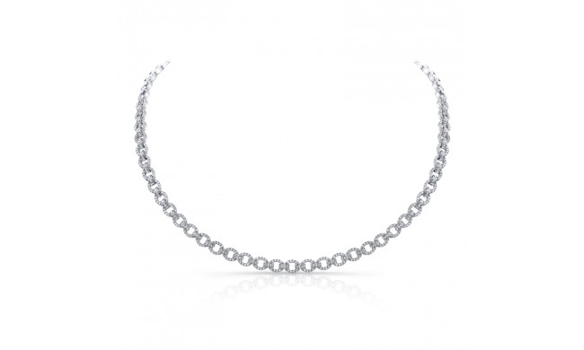 Uneek Diamond Pave Link Necklace - LVND10