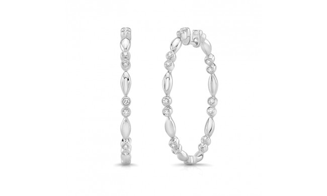 Uneek Hoop Diamond Earrings - LVEWA7529W