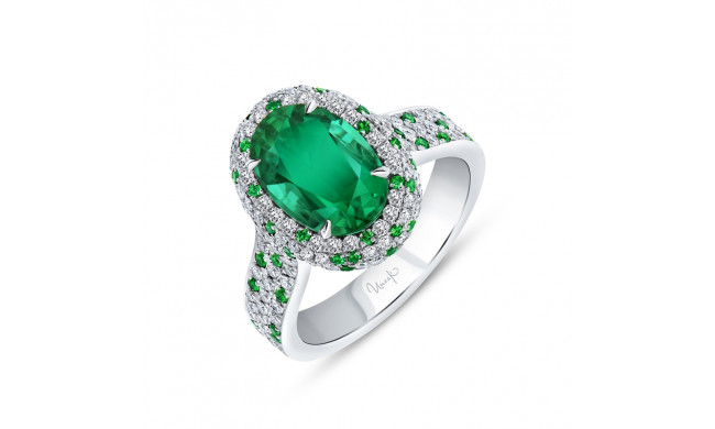 Uneek SPRING AWAKENING Oval Emerald Diamond Fashion Ring - LVS1071OVEM