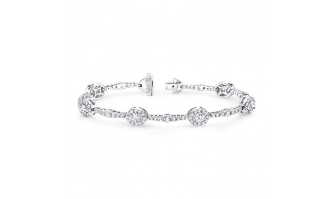 Uneek Oval Diamond Bracelet - LBR187