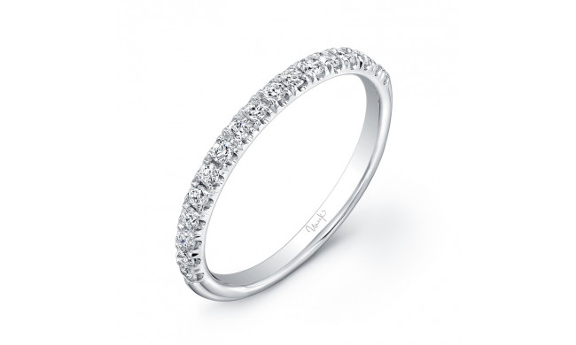 Uneek 17-Diamond U-Pave Wedding Band - UWB010