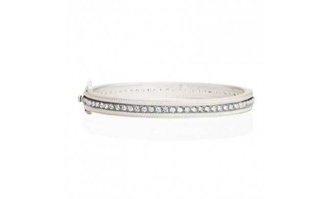 Freida Rothman Pave Row Hinge Bangle - PRZB0853B-1