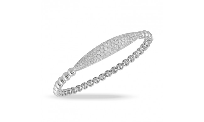 Doves Diamond Fashion 18k Yellow Gold Bangle Bracelet - B9568