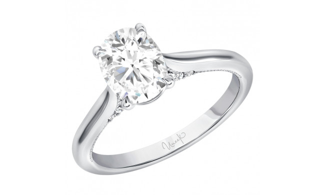 Uneek Us Collection Oval Diamond Engagement Ring - SWUS023CW-OV
