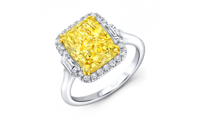 Uneek Cushion Cut Diamond Engagement Ring - R1049CUFY