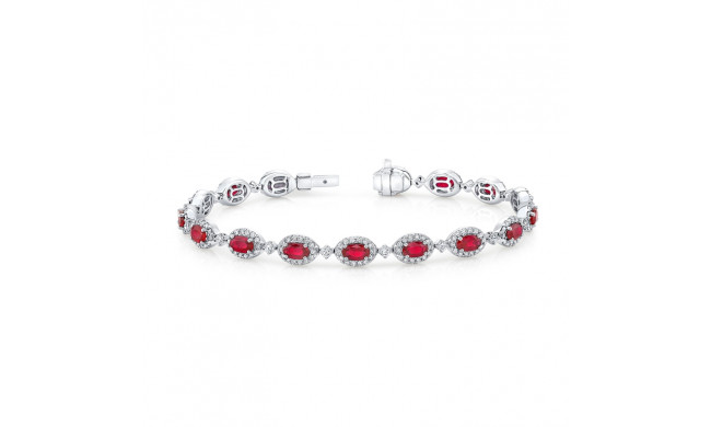 Uneek Ruby Diamond Bracelet - LVBRMT1631R