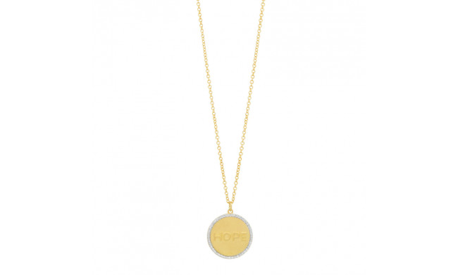 Freida Rothman Hope Pendant Necklace - AHPYZN13-16E