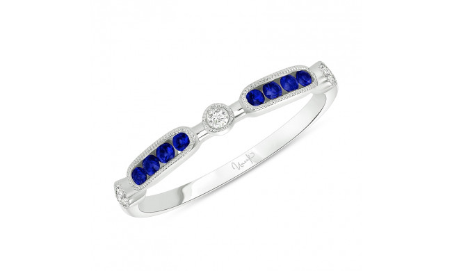 Uneek Blue Sapphire Diamond Fashion Ring - LVBMI2067S