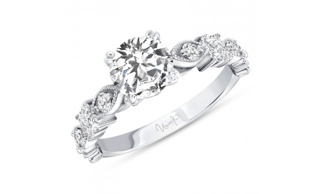 Uneek Us Collection Round Diamond Engagement Ring - SWUS014CW-6.5RD