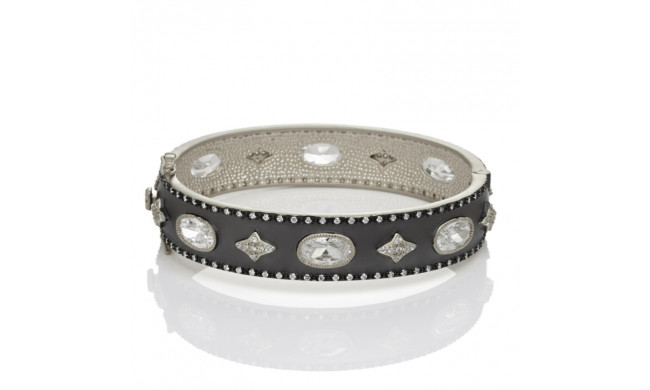 Freida Rothman Oh So Gorgeous Wide Hinge Bangle - PRZB0887B