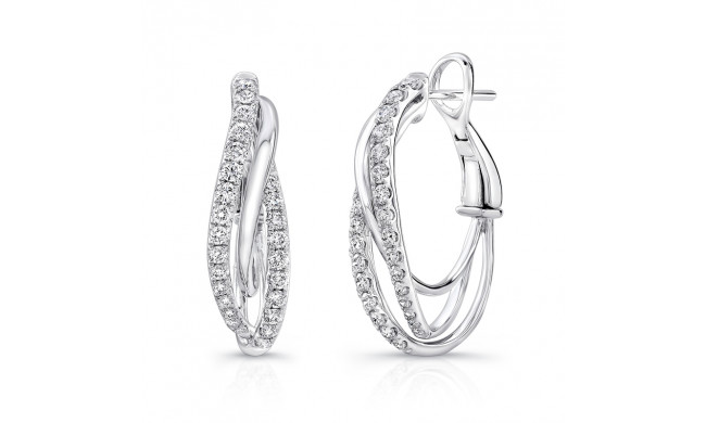 Uneek Hoop Diamond Earrings - LVEW441W