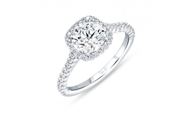 Uneek Timeless Round Diamond Engagement Ring - R614RB-100