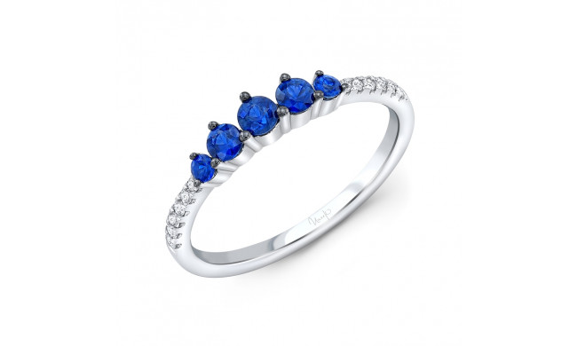 Uneek Blue Sapphire Diamond Fashion Ring - RB5224BSPH