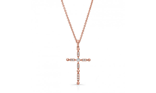 Uneek Cross Diamond Pendant - LVNWC830R