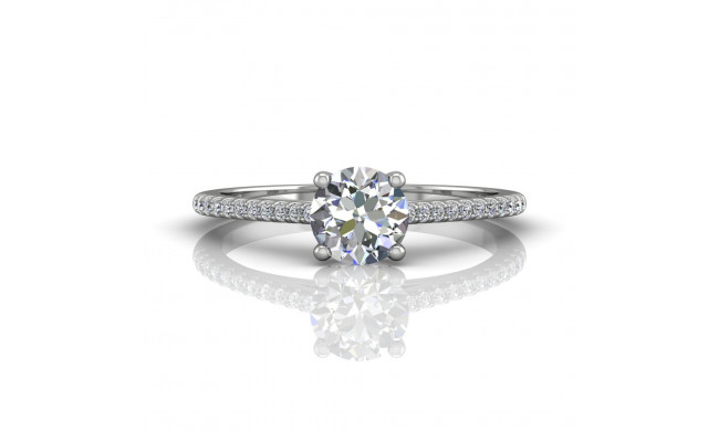 Martin Flyer 14k White Gold FlyerFit Engagement Ring