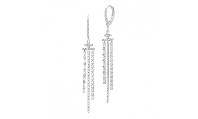 Uneek Dangling Diamond Earrings - LVEAD402W