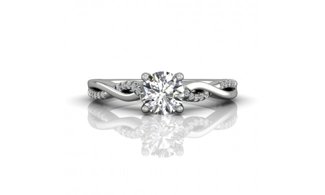 Martin Flyer 18k White Gold FlyerFit Engagement Ring