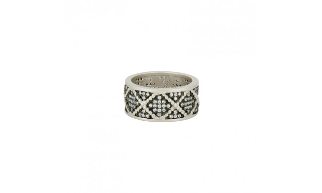 Freida Rothman Criss Cross Cable Cigar Band Ring - IFPKZR53-9