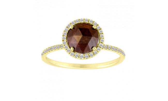 Meira T 18k Yellow Gold Rough Diamond Ring