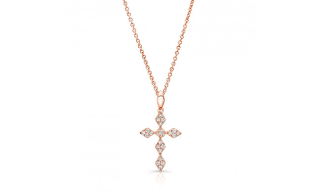 Uneek Cross Diamond Pendant - LVNWC828R