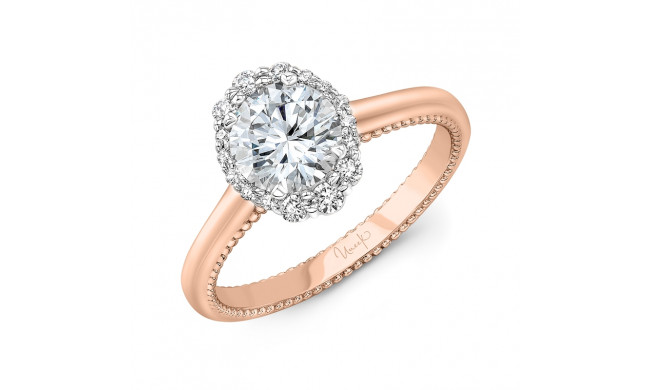 Uneek Round Diamond Engagement Ring - SWS233RW-6.5RD