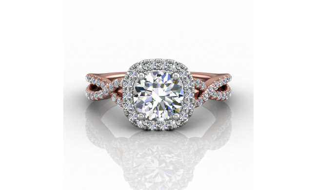 Martin Flyer Two Tone 14k Gold FlyerFit Engagement Ring