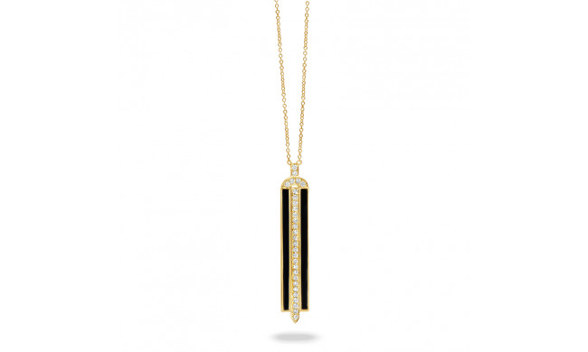 Doves Gatsby 18k Yellow Gold Gemstone Necklace - N8749BO