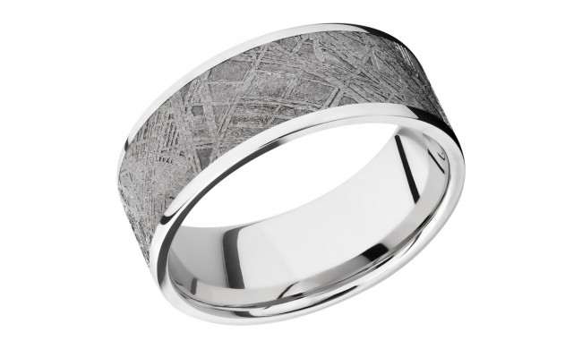 Lashbrook Cobalt Chrome Meteorite 9mm Men's Wedding Band - CC9F17_METEORITE+POLISH