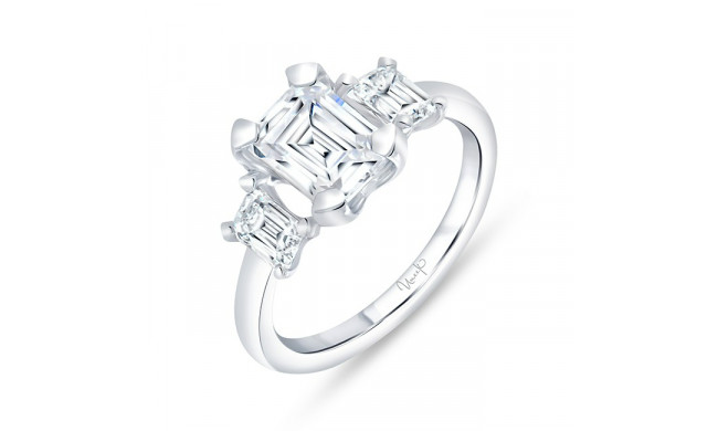Uneek Timeless Three-Stone Diamond Engagement Ring - R300EC-200