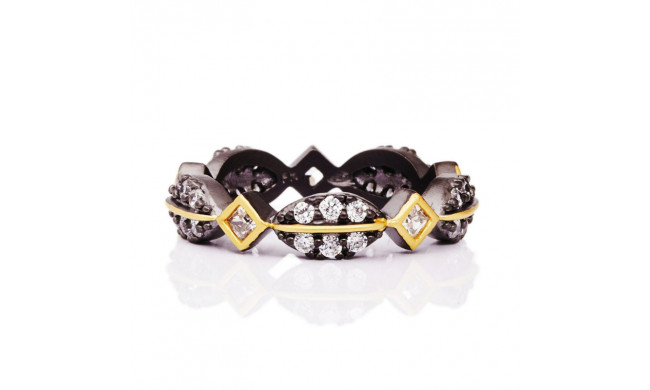 Freida Rothman Pave Pod Ring - YRZR090061B-5