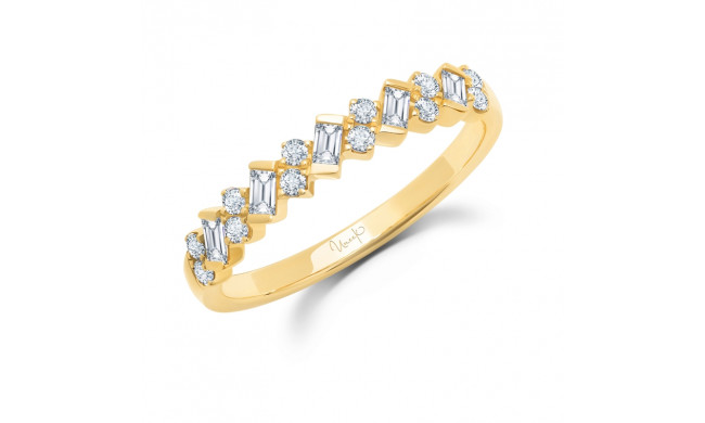 Uneek Sweetzer Baguette and Round Diamond Stacking Ring - LVBNA5778Y