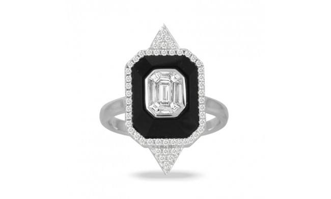 Doves Mondrian 18k White Gold Diamond Ring - R9237BO-1