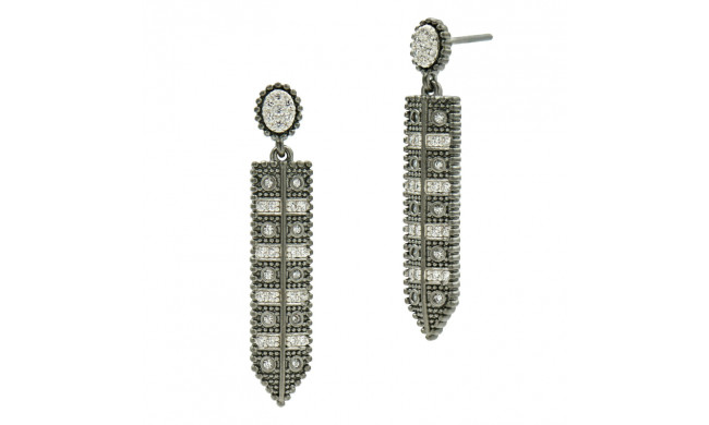 Freida Rothman Linear Pave Drops - IFPKZE08