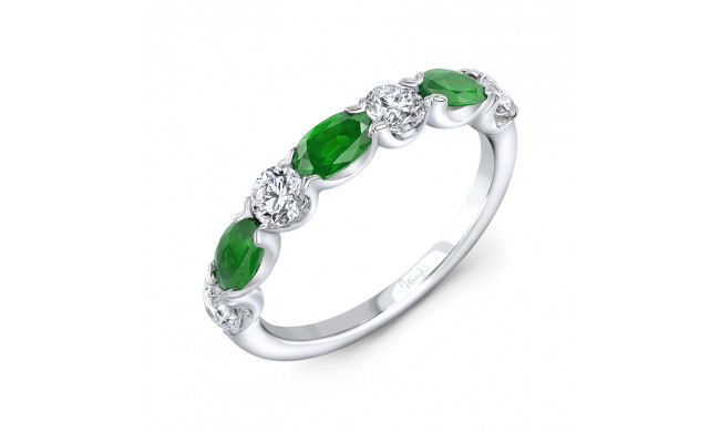 Uneek Emerald Diamond Wedding Band - RB5184EU