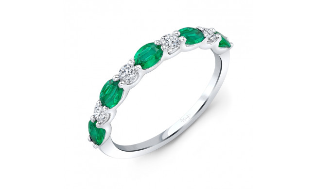 Uneek Emerald and Diamond Fashion Ring - LVBLG092E