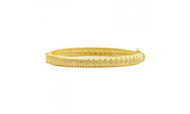 Freida Rothman Gilded Cable Twisted Hinge Bracelet - GCYZB04-H