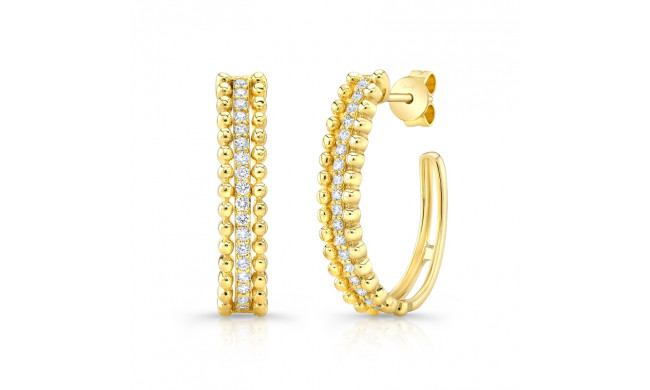 Uneek Diamond Hoop Earrings - ER5208AB