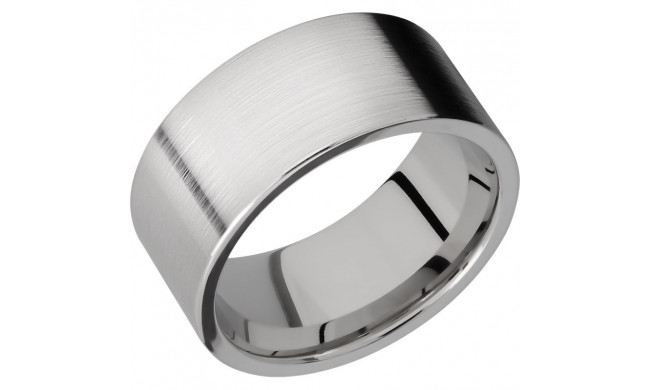 Lashbrook Titanium 10mm Men's Wedding Band - 10FR+SATIN_POLISH